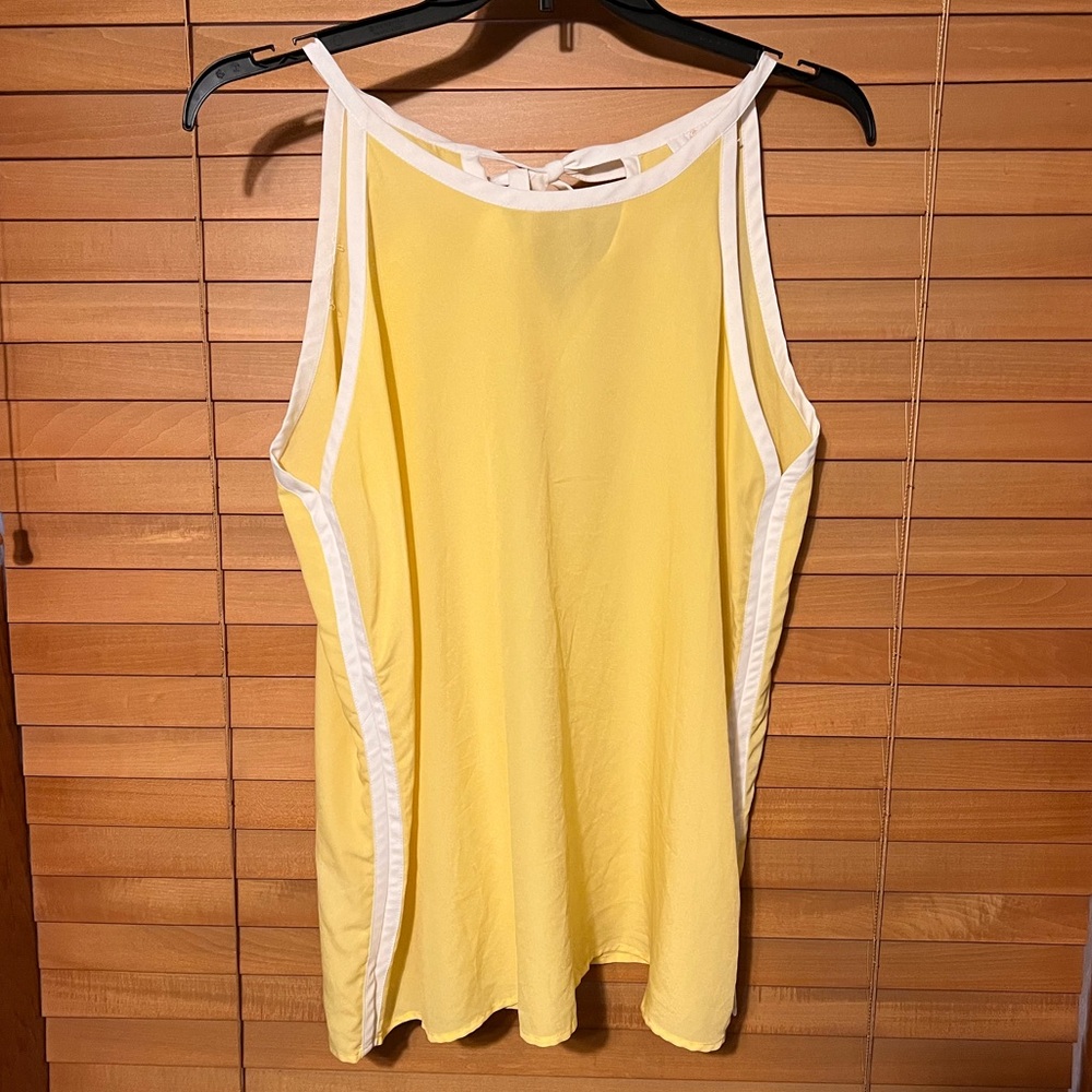 Yellow tank top